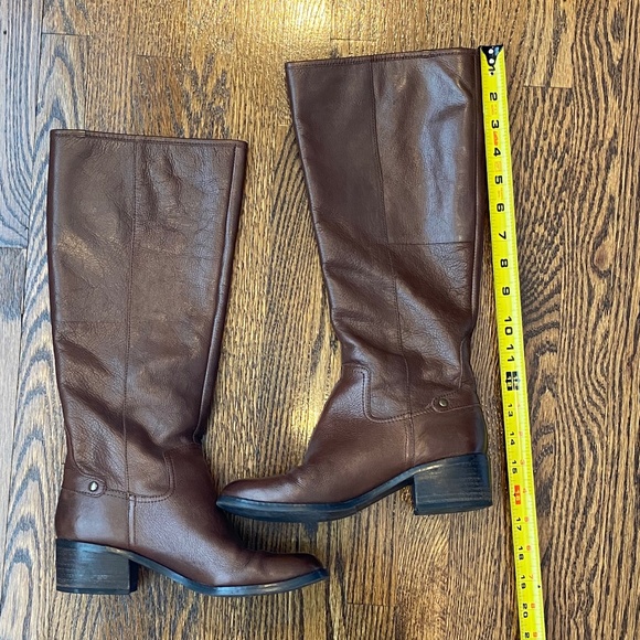 Nine West Leather Saddle Boots - Picture 3 of 9